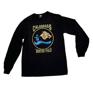 Calabasas Water Polo Long-Sleeve T-Shirt.  Black.  Medium
